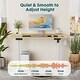 preview thumbnail 26 of 26, Modern Electric Regulate Desk with Adjustable Height Electric machine and Memory Presets for Home Office or Bedroom