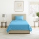 preview thumbnail 1 of 6, Winsor Home Cotton Blend 1200 Thread Count Blue Sheet Set (Twin XL) Twin XL - Blue