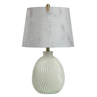 StyleCraft Austin Allen James - Causeway - Cream - Ceramic Table Lamp ...