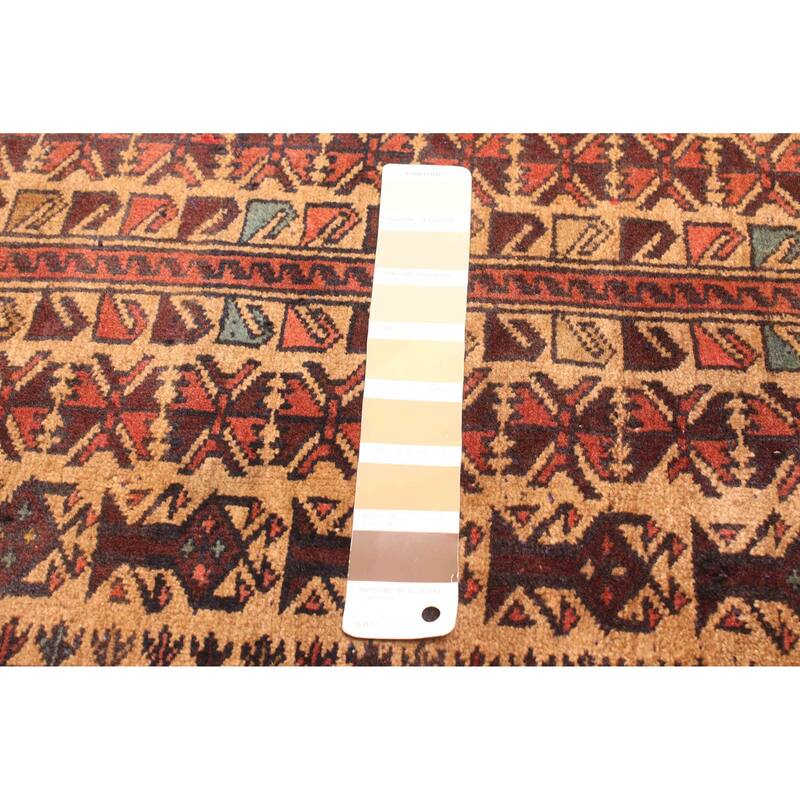 ECARPETGALLERY Hand-knotted Teimani Light Brown Wool Rug - 2'11 x 4'0