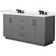 Option Dark Gray / White Quartz Top / Matte Black
