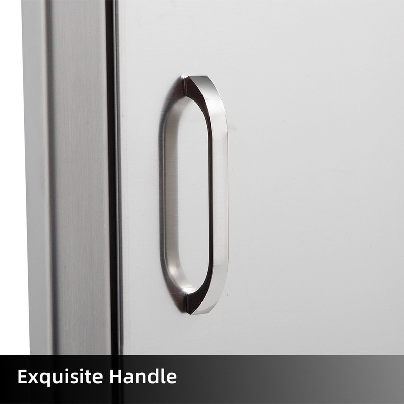 Shop Rovsun Pipe Frame 14x1 5x20 Single Kitchen Cabinet Door Stainless Steel Overstock 31132534