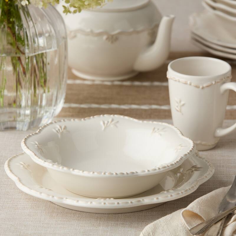 Certified International Heritage Beads 30 oz. Soup Bowls,Set of 4 - 9'' W x 9'' D x 2.25'' H