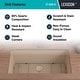 preview thumbnail 5 of 7, Lexicon Drop-In Quartz 32 Inch Single Bowl Kitchen Sink Kit