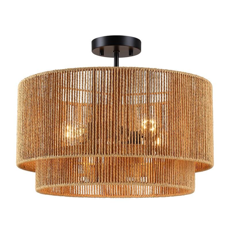 Dorn Tiered Drum Semi-Flush Mount