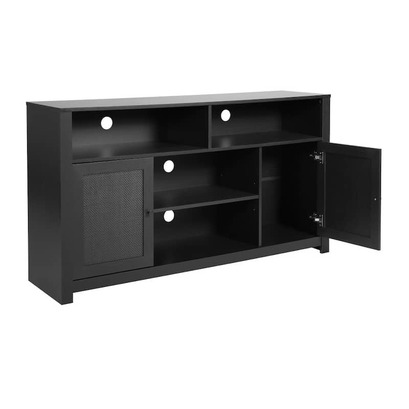 58" Sideboard with 2 Soft Close Doors and Adjustable Shelf - 58"W x 15.75"D x 32.25"H