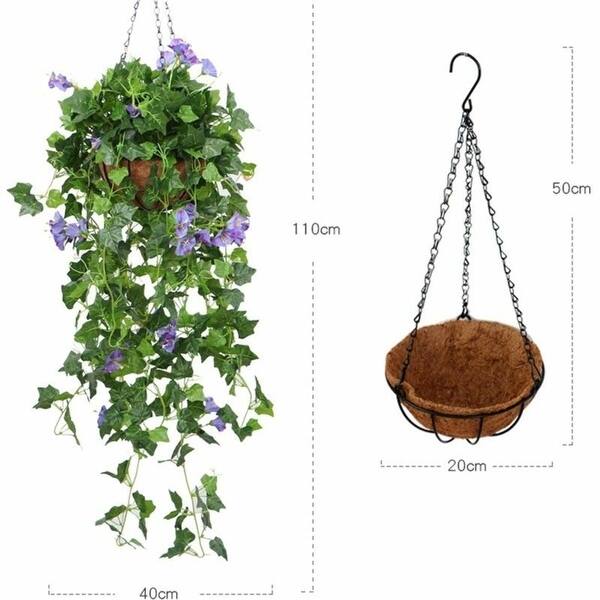 Shop Lopkey Artificial Flowers Silk Morning Glory Wall Hanging