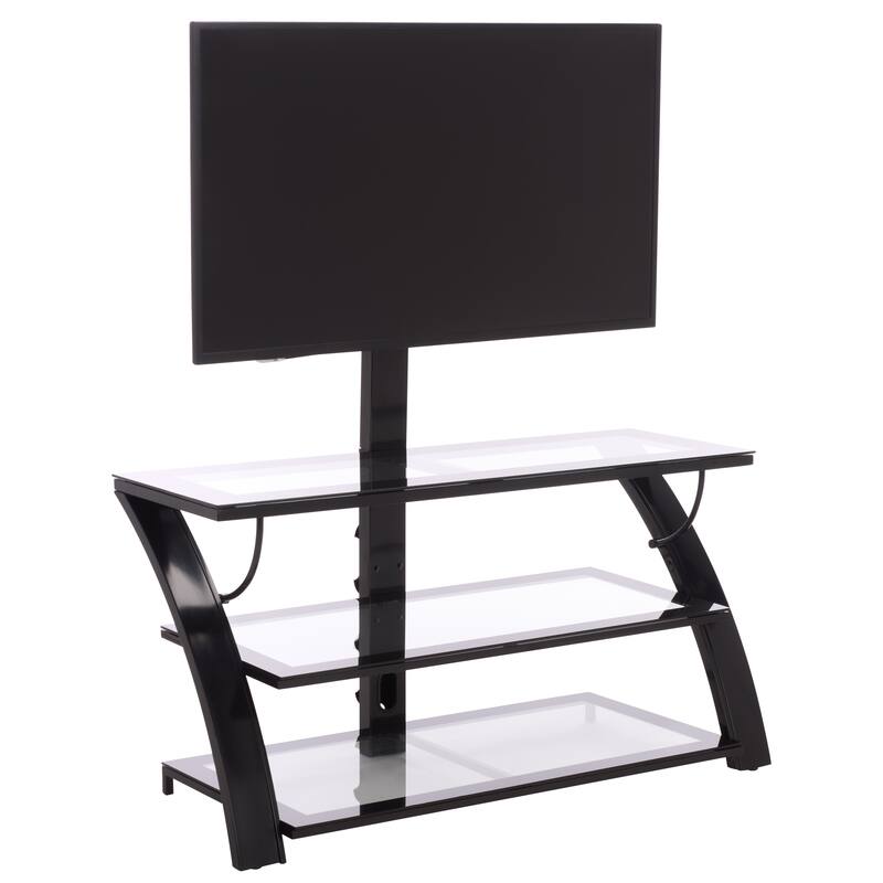 SEI Furniture Aiden 3-in-1 Flat Panel Media TV Stand - 44"W x 21"D x 56"H