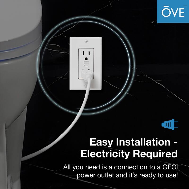 Ove Decors Felix Bidet Toilet Built-in with Tank Elongated