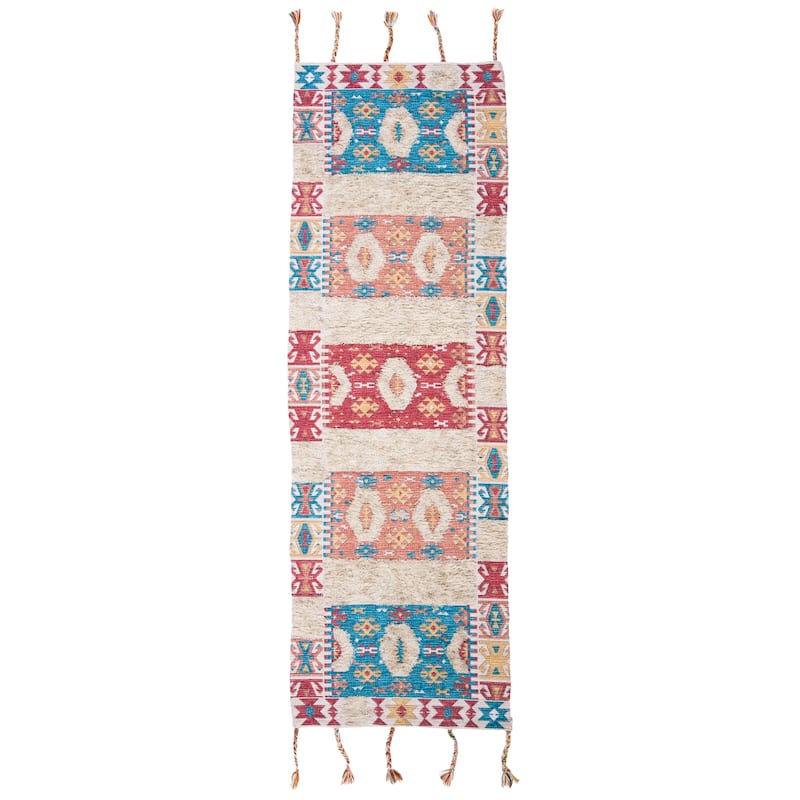 SAFAVIEH Handmade Saffron Marlee Modern Tribal Cotton Rug