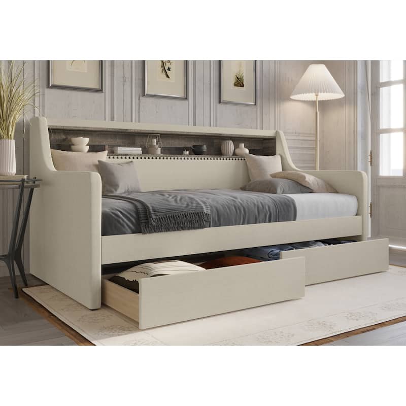 Brianna Upholstered Twin Daybed