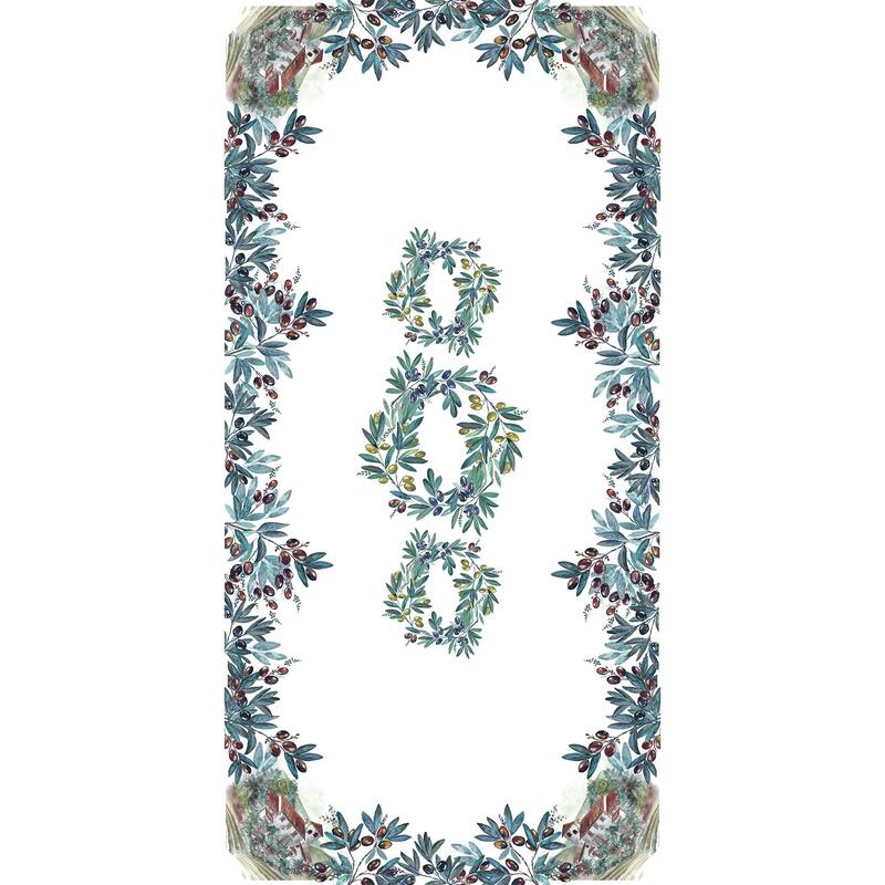 Olive Grove 70x144 Tablecloth