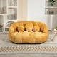 preview thumbnail 78 of 93, Chenille Bean Bag Loveseat Sofa High Back for Adults and Kids Indoor & Outdoor