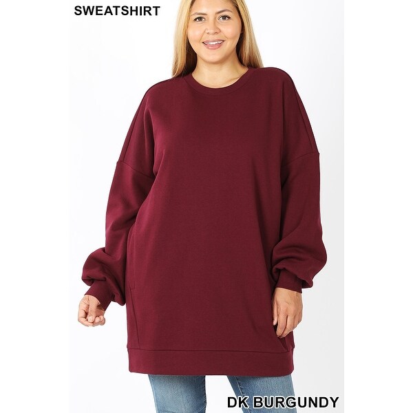 women's plus size oversized sweatshirts