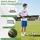 preview thumbnail 24 of 24, Costway 4ft x 2ft/5ft x 2.5ft Portable POP Up Toddler Soccer Net with