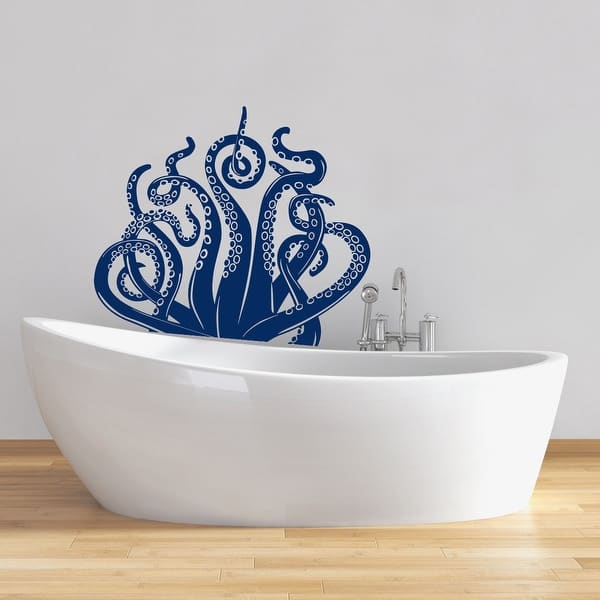 Kraken - Decal, Bath Octopus Beyond Bed Wall - Wall Decor Art, & Bathroom 34723938