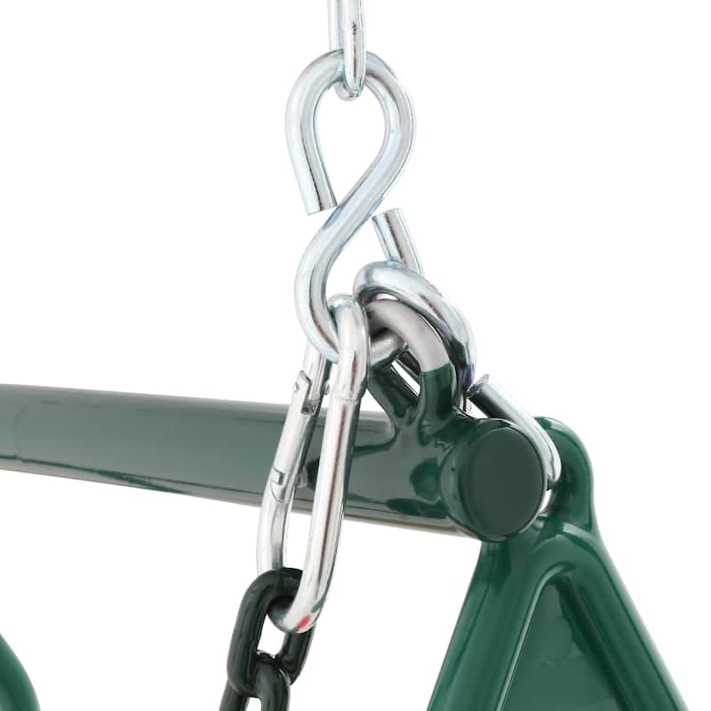 Gorilla Playsets Buoy Ball with Trapeze Bar and Rings - Green