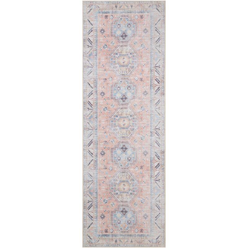 Norah Printed Vintage Medallion Hallway Runner