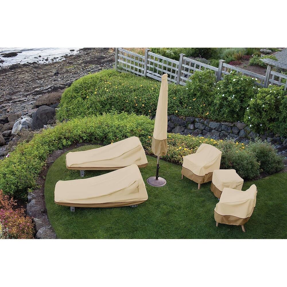 WaterResistant 13 Foot Offset Patio Umbrella Canopy Cover Bed Bath