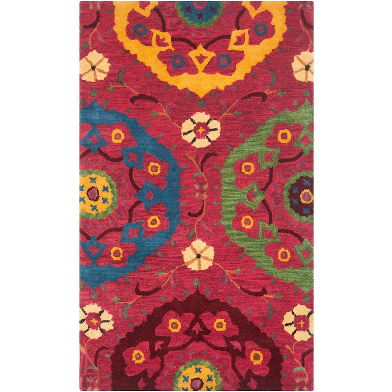SAFAVIEH Handmade Wyndham Manlia Modern Wool Rug