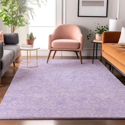Premium Washable Super Soft Muted Floral Mayfield Rug