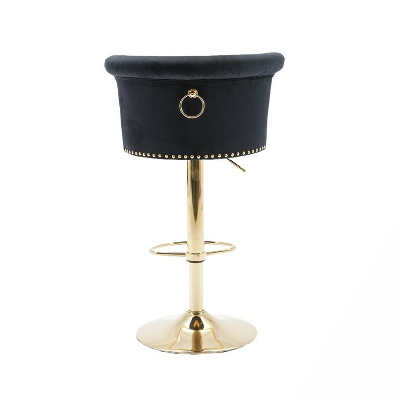 2PCS Swivel Counter Height Bar Stools