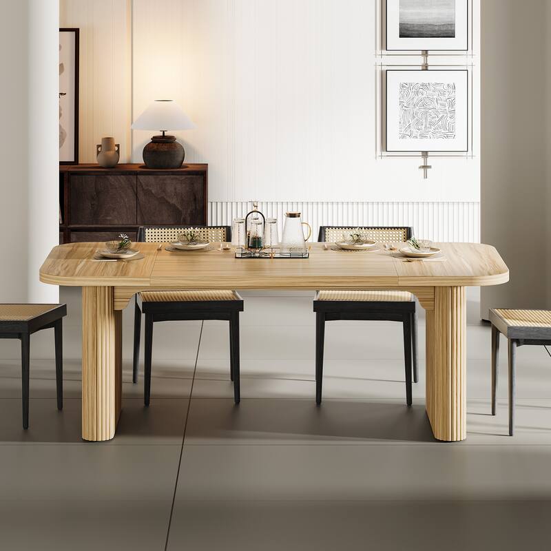 Wood Dining Table, Modern Kitchen Table, Dining Room Accent Table