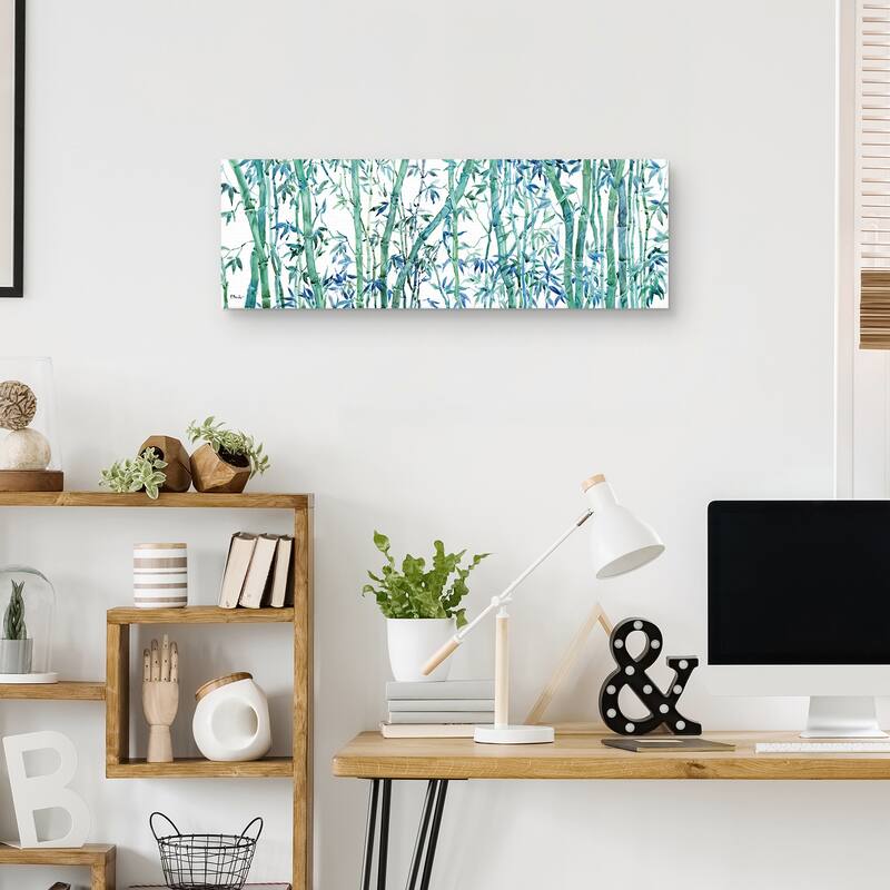 Bamboo Grove Horizontal Canvas Art Print