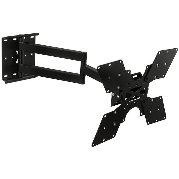 Shop Mount It Dual Bar Articulating Tv Wall Mount 32 52 Screens 100lb Capacity Mi 411l Black Overstock 26040606