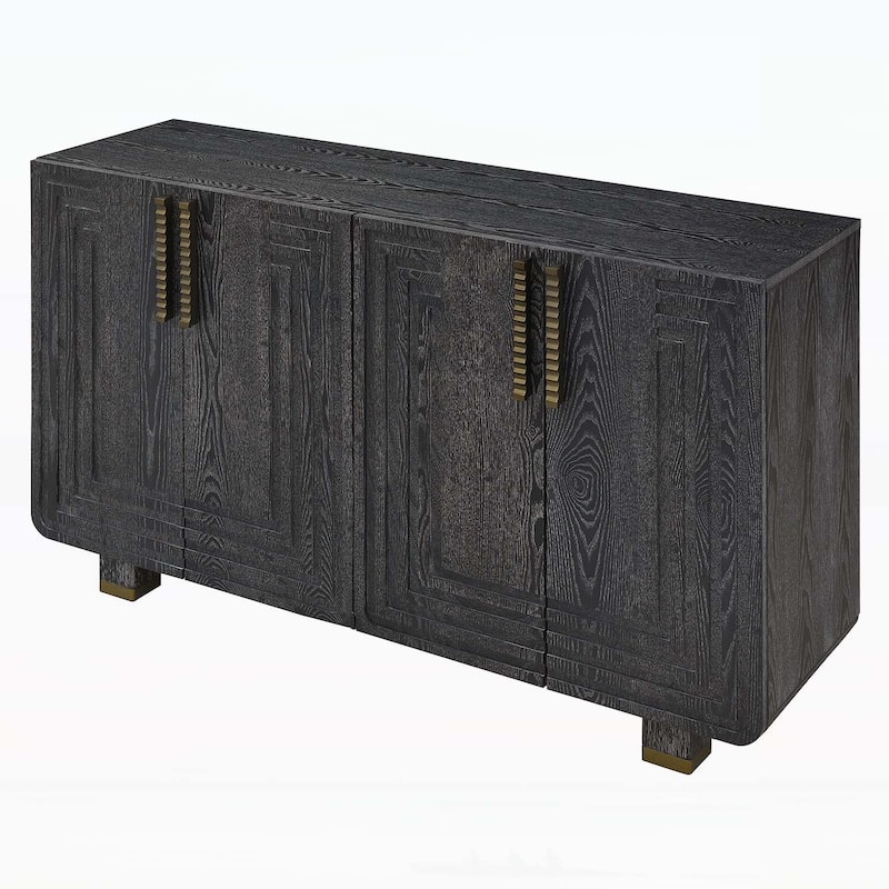 Retro Buffet Cabinet with Adjustable Shelves,for Dining,Kitchen,and Living Room