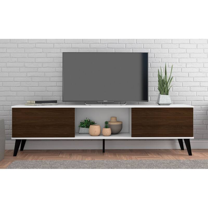 Manhattan Comfort Takajarvi Mid Century Modern Media Cabinet