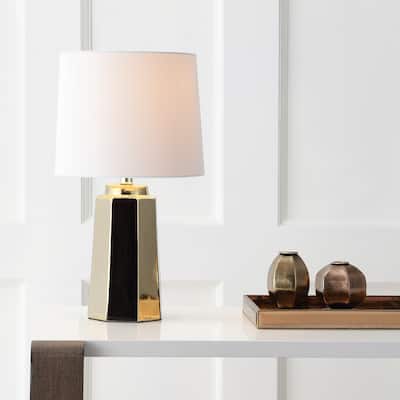 SAFAVIEH Lighting 17-inch Parlon LED Table Lamp - 10"x10"x17.25"