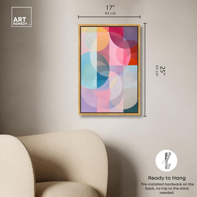 Oneiric Circles IV Canvas by Art Remedy