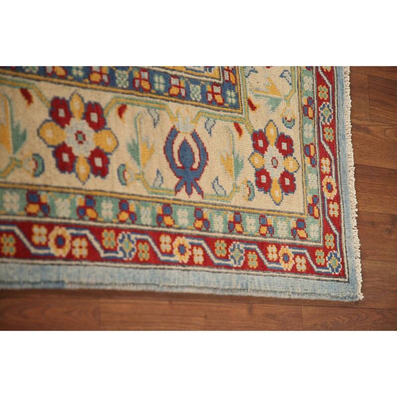 Kazak Oriental Area Rug Handmade Bedroom Wool Carpet - 6'9" x 9'9"