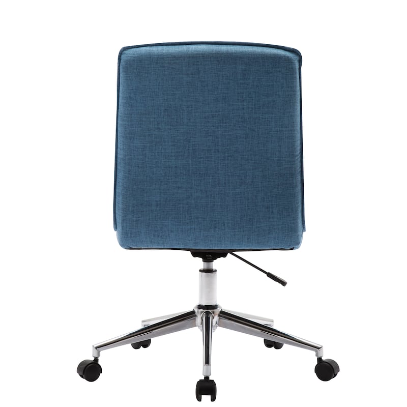 Porthos Home Lada Adjustable Swivel Office Chair, Linen Upholstery