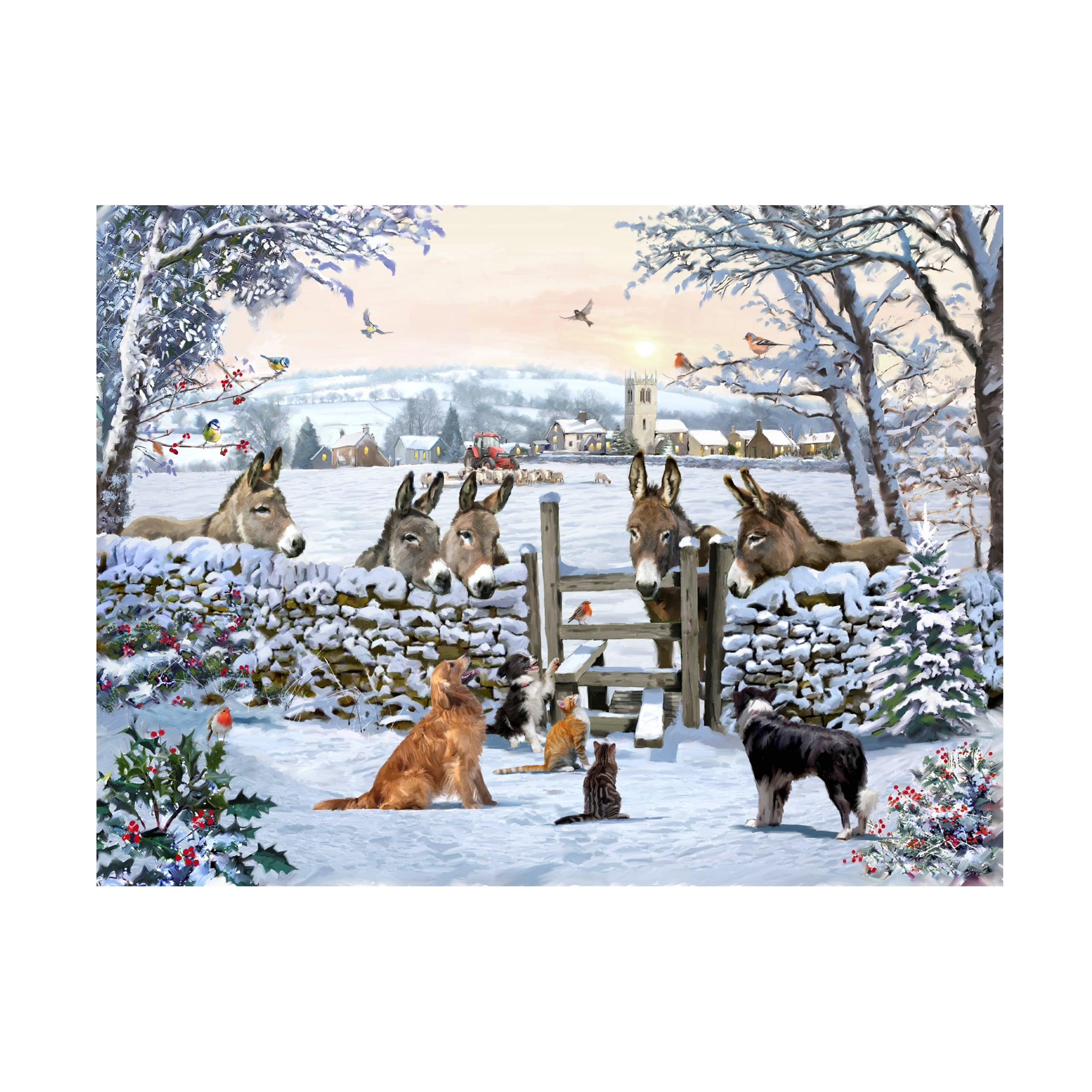 The Macneil Studio 'Donkey Encounter' Canvas Art