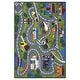 preview thumbnail 11 of 9, Ottomanson Jenny Collection Non-slip City Streets Design Kids Area Rug