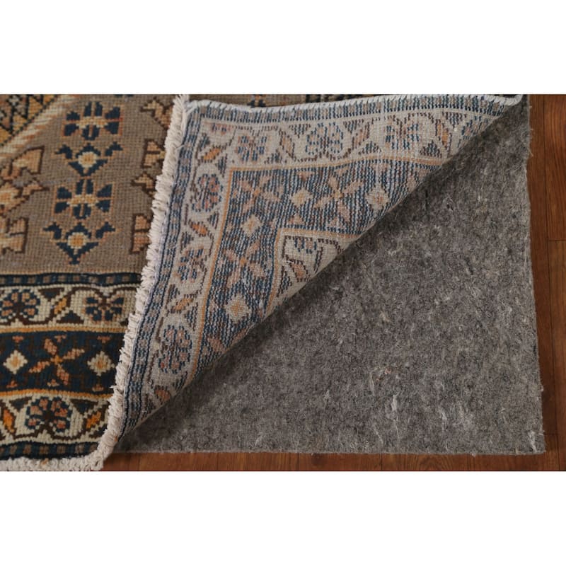 Tribal Animals Bakhtiari Persian Vintage Rug Hand-Knotted Wool Carpet - 5'5" x 9'11"