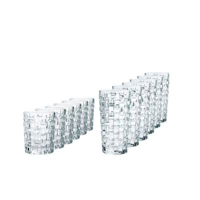 Nachtmann Bossa Nova 12 Piece Mixed Drinkware Set - 11 oz and 14 oz