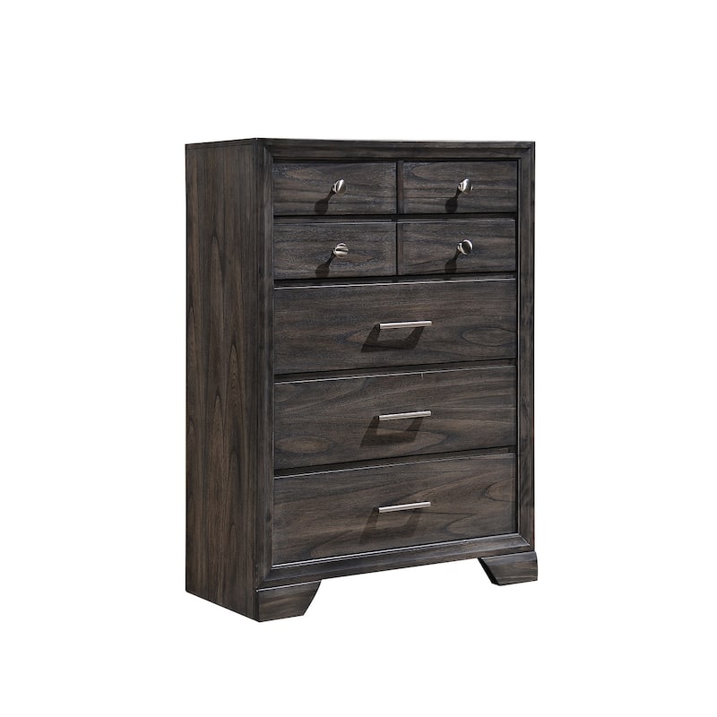 Ayla Gray Fabric Storage Platform Bed