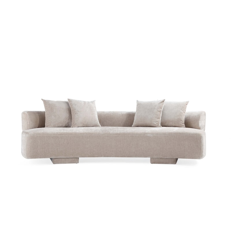 Manhattan Comfort Modern Verandah Chenille 112 Inch XL Sofa