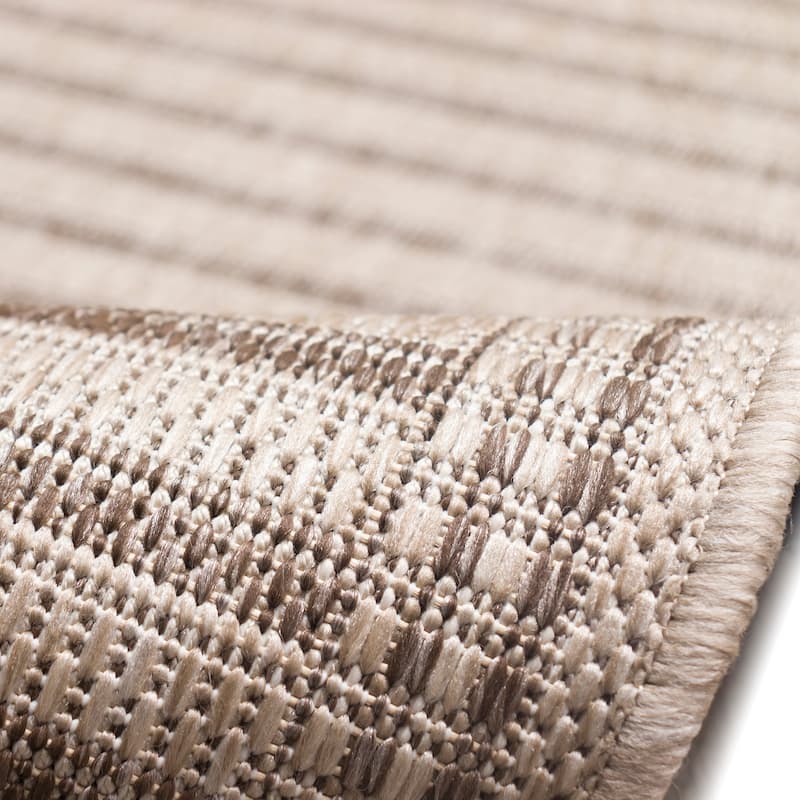 Liora Manne Malibu Simple Border Indoor/Outdoor Rug