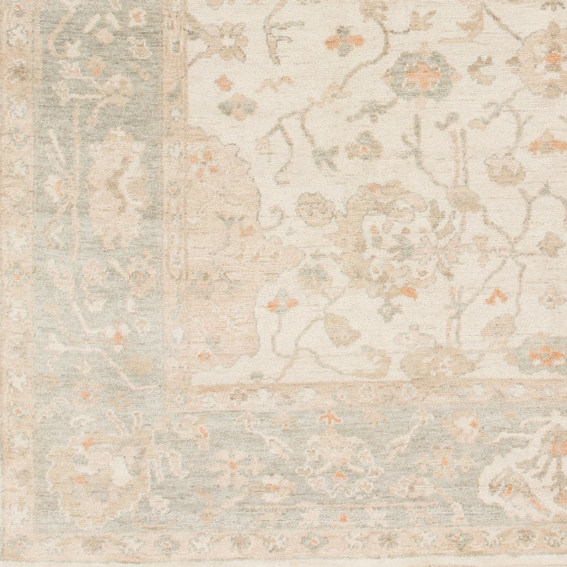 Hand Knotted Wigan Wool Area Rug - 8' x 10' - 8' x 10'