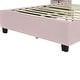 preview thumbnail 21 of 64, Upholstered Platform Bed with Soft Oversized Headboard and Storage Shelves