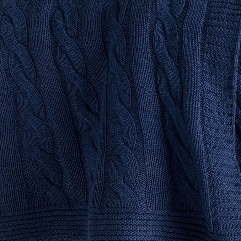 Rizzy Home Cable Knit Sweater Throw