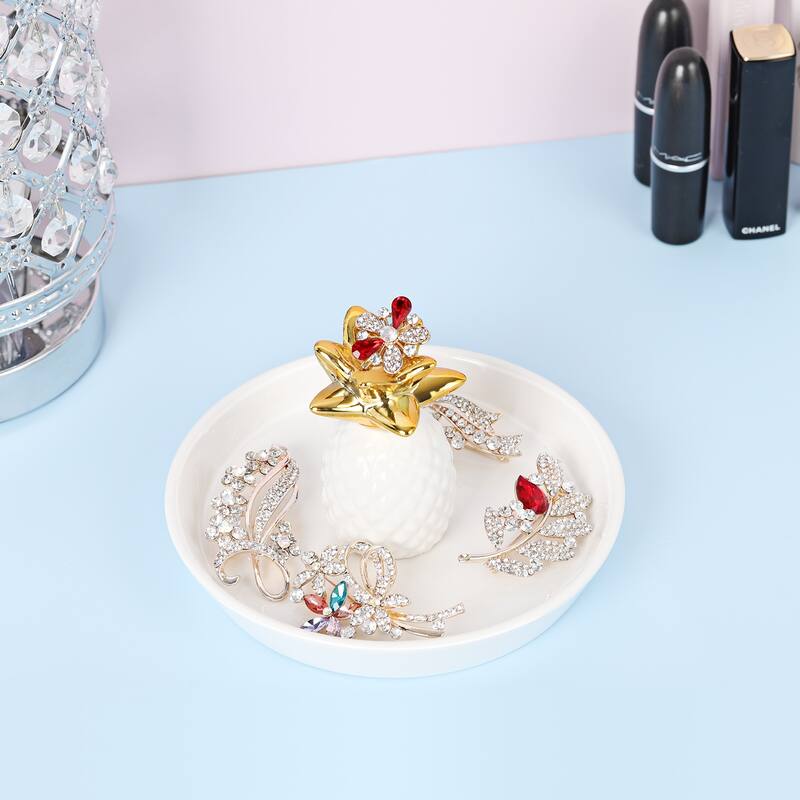 Ceramic Ring Holder Decor Jewelry Dish Organizer