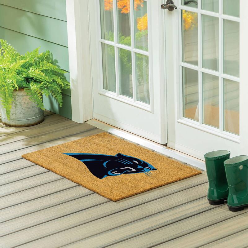 Carolina Panthers Full Color Indoor/Outdoor Coir Mat