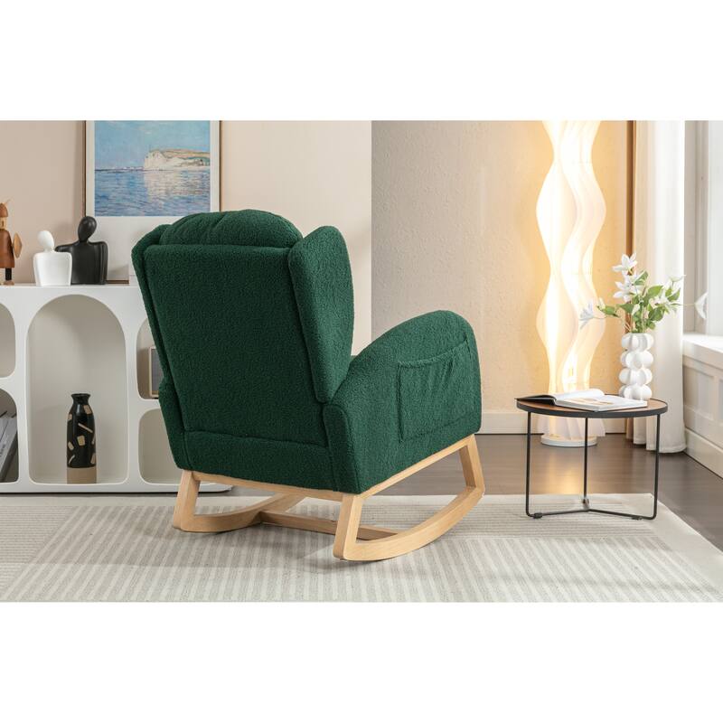 Teddy Fabric Rocking Chair