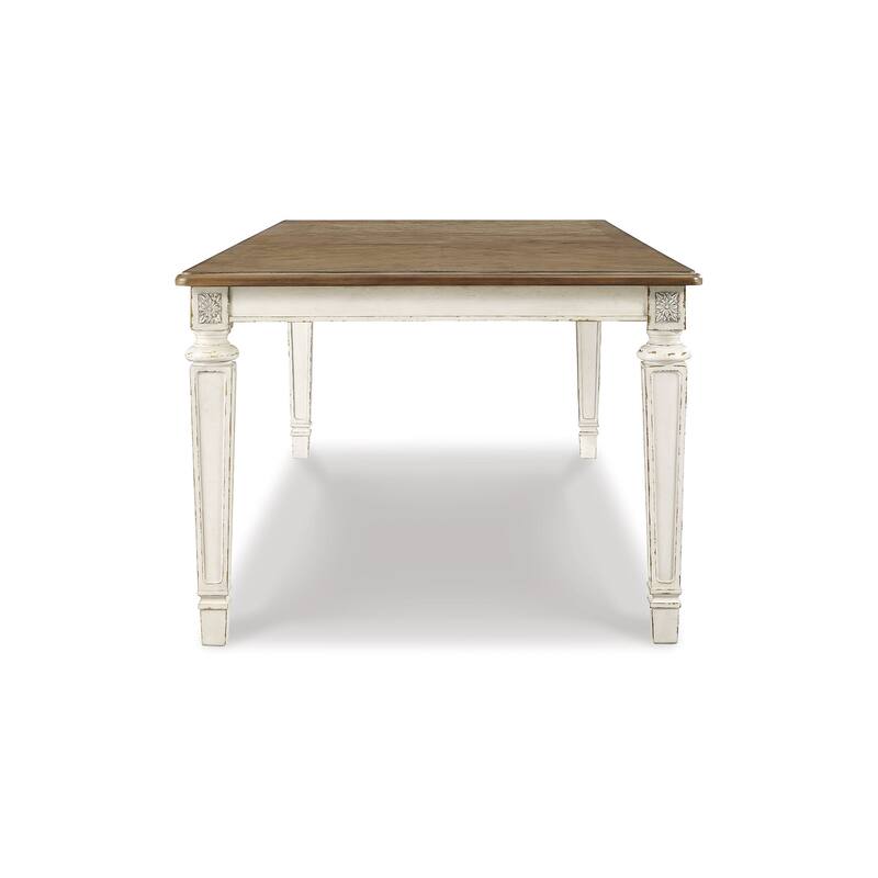 Signature Design by Ashley Realyn White / Light Brown 5-Piece Dining Package