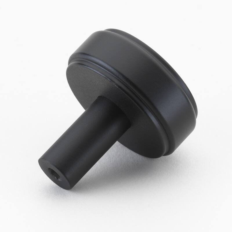 GlideRite 1-1/2" Diameter Solid Smooth Round Cabinet Knob for Kitchen and Bath - 5827